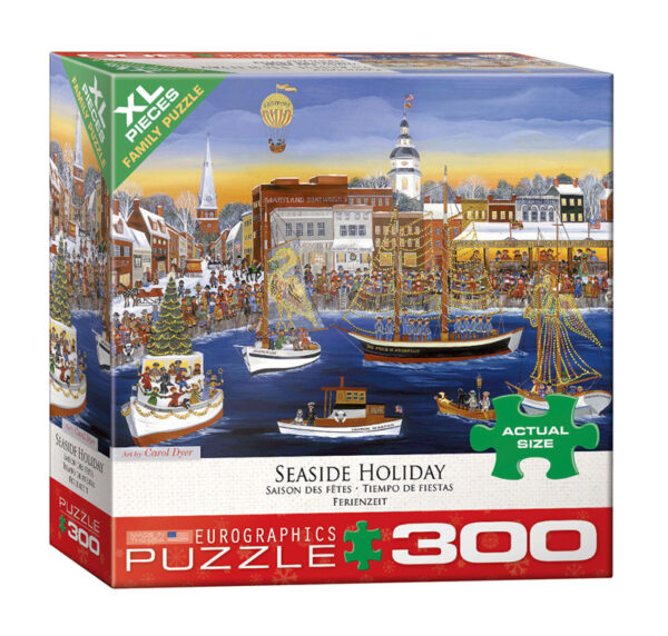 puzzle rompecabezas eurographics Seaside Holiday, 300 piezas