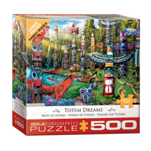 puzzle rompecabezas eurographics 500 piezas totem dreams