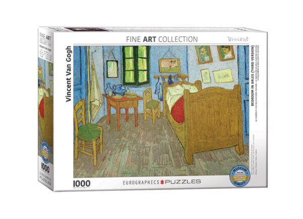 puzzle rompecabezas eurographics 1000 piezas Vincent Van Gogh, Bedroom in Arles