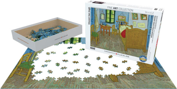 puzzle rompecabezas eurographics 1000 piezas Vincent Van Gogh, Bedroom in Arles