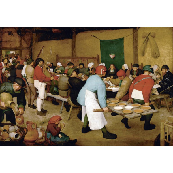 puzzle rompecabezas piatnik 1000 piezas pieter bruegel peasant wedding