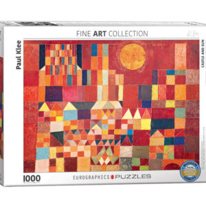 puzzle rompecabezas eurographics 1000 piezas Paul Klee, Castle and Sun