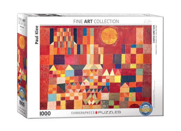 puzzle rompecabezas eurographics 1000 piezas Paul Klee, Castle and Sun