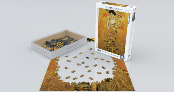 puzzle rompecabezas eurographics 1000 piezas Gustav Klimt, Adele Bloch- Bauer la dama de oro woman in gold