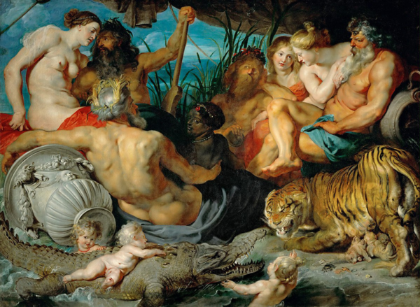 puzzle rompecabezas piatnik 1000 The Four Rivers Of Paradise, Pedro Pablo Rubens