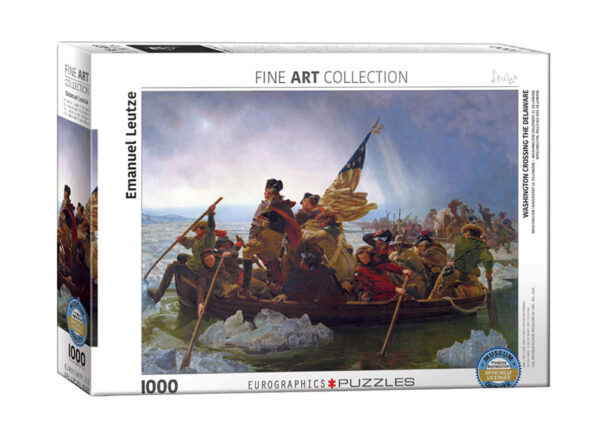 puzzle rompecabezas eurographics 1000 piezas Emanuel Leutze, Washington crossing the Delaware