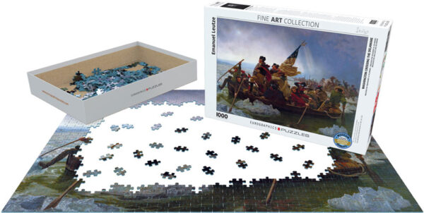 puzzle rompecabezas eurographics 1000 piezas Emanuel Leutze, Washington crossing the Delaware