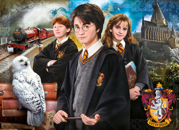 puzzle rompecabezas clementoni 1000 piezas harry potter hermione granger ron weasley