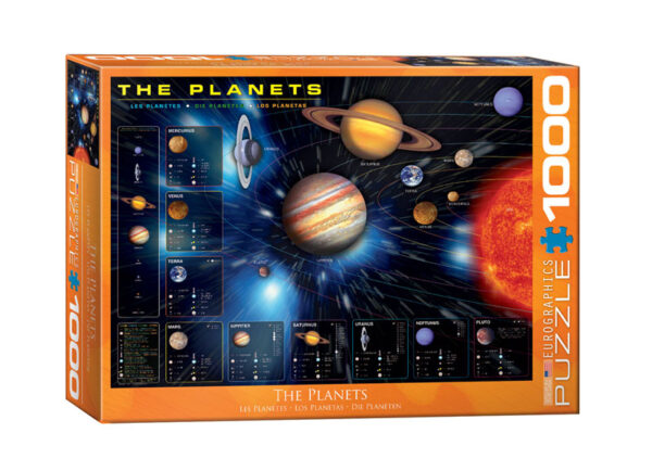 puzzle rompecabezas eurographics 1000 piezas the planets