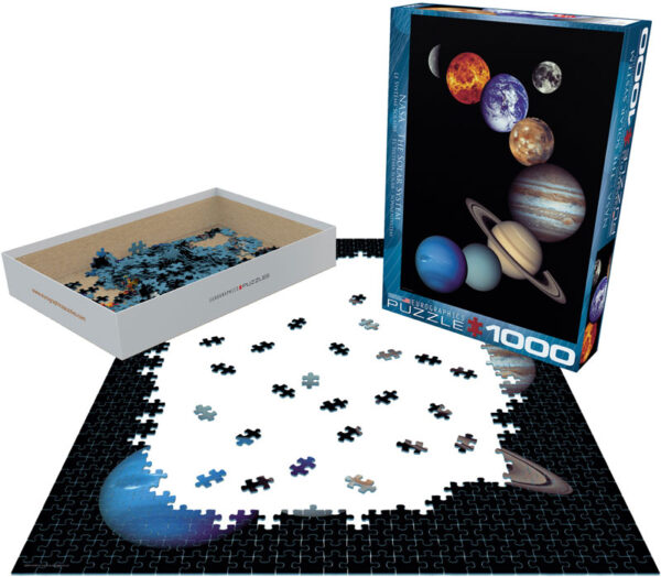 puzzle rompecabezas eurographics 1000 piezas the solar system