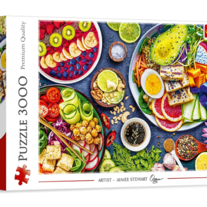 puzzle rompecabezas trefl 3000 piezas Buddha Bowl comida