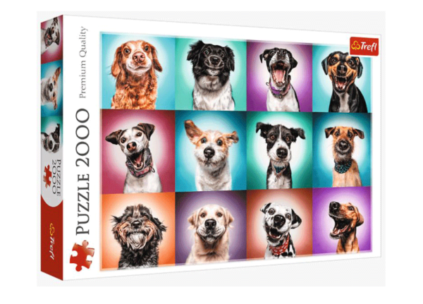 puzzle rompecabezas Trefl 2000 piezas Funny dog portraits II