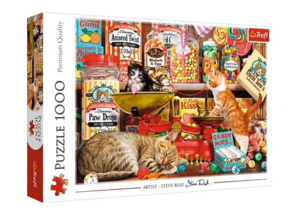 puzzle rompecabezas Trefl 1000 piezas cats sweets gatos gatitos