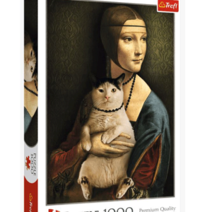 puzzle rompecabezas trefl 1000 piezas Lady with a cat