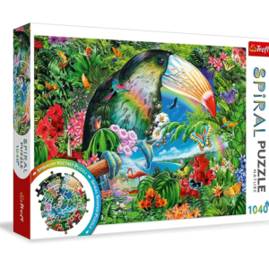 puzzle rompecabezas trefl 1040 piezas spiral puzzle tropical animals