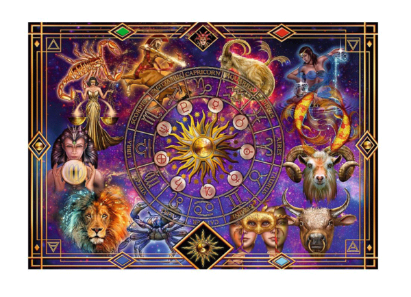 puzzle rompecabezas trefl 1040 piezas zodiac sings spiral puzzle