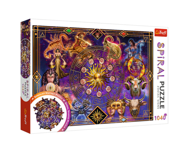 puzzle rompecabezas trefl 1040 piezas zodiac sings spiral puzzle