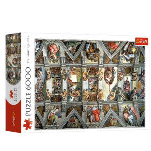 puzzle rompecabezas Trefl 6000 piezas capilla sixtina Sistine Chapel ceiling