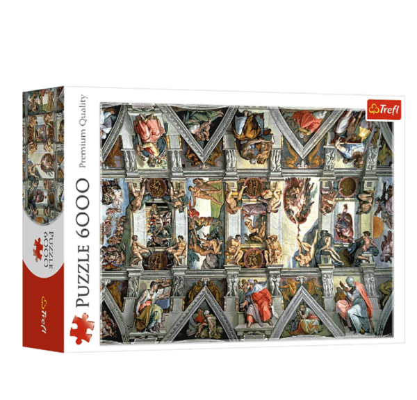 puzzle rompecabezas Trefl 6000 piezas capilla sixtina Sistine Chapel ceiling