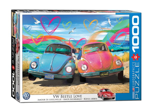 puzzle rompecabezas eurographics 1000 piezas Beetle Love auto escarabajo vw