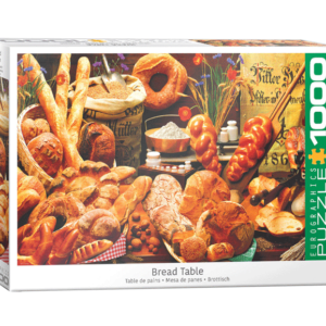 puzzle rompecabezas eurographics 1000 piezas Bread Table mesa de pan