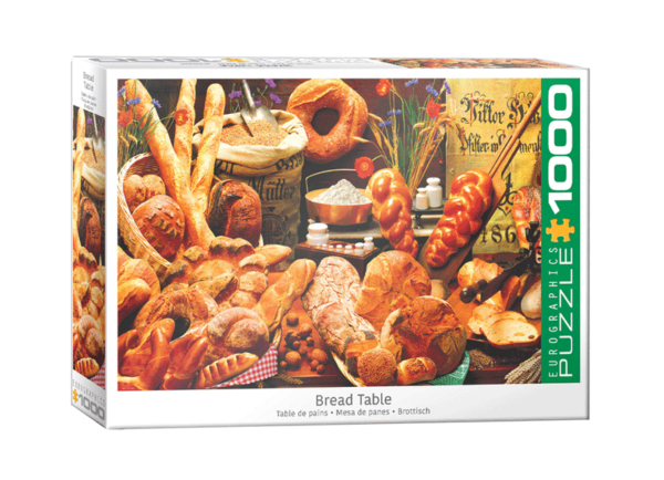 puzzle rompecabezas eurographics 1000 piezas Bread Table mesa de pan