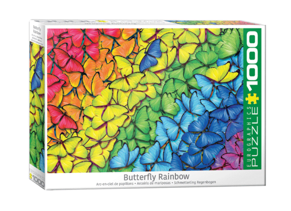 puzzle rompecabezas eurographics 1000 piezas Butterfly Rainbow