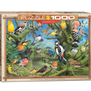 puzzle rompecabezas eurographics 1000 piezas Garden Birds pajaros