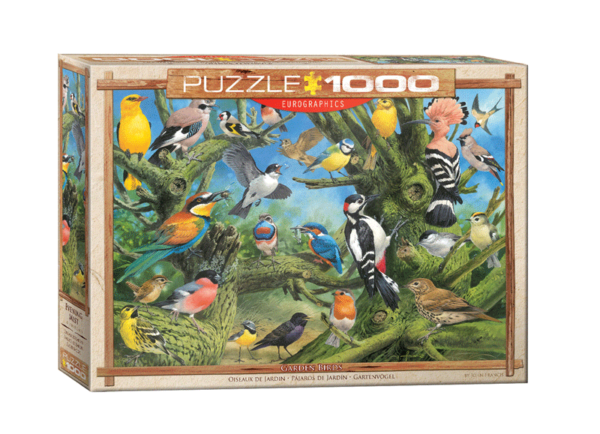 puzzle rompecabezas eurographics 1000 piezas Garden Birds pajaros