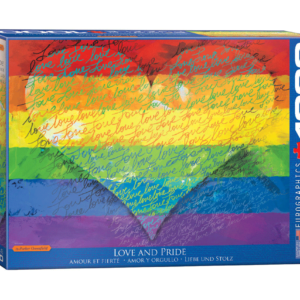 puzzle rompecabezas eurographics 1000 piezas love & pride gay