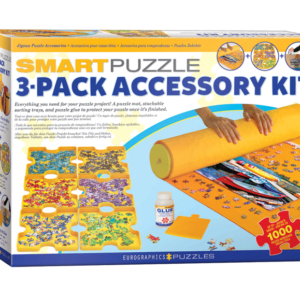Smart Puzzle 3 Pack, Kit Accessorios Mat, Bandejas y Pegamento