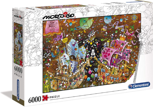 puzzle rompecabezas clementoni 6000 piezas the kiss mordillo