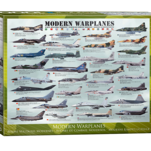 puzzle rompecabezas eurographics 1000 piezas modern warplanes aviones de guerra modernos