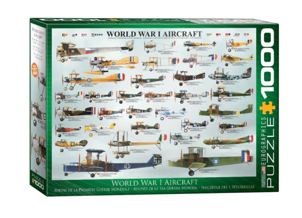 puzzle rompecabezas eurographics 1000 piezas modern warplanes aviones de la primera guerra mundial