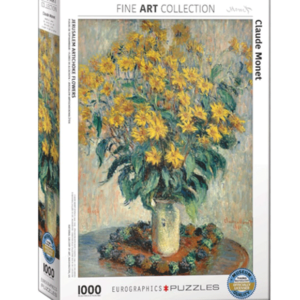 puzzle rompecabezas eurographics 1000 piezas Claude Monet, Flores De Alcachofa De Jerusalén