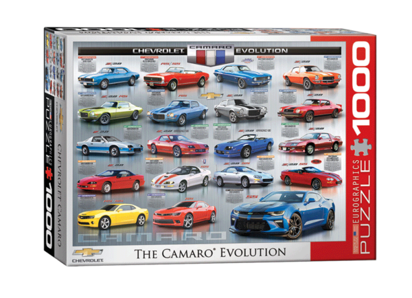 puzzle rompecabezas eurographics 1000 piezas the camaro evolution chevrolete