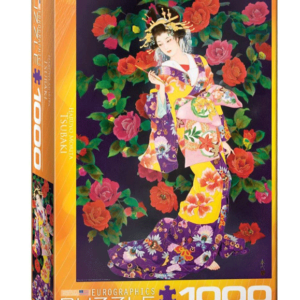 puzzle rompecabezas eurographics 1000 piezas Haruyo Morita, tsubaki (Geisha)