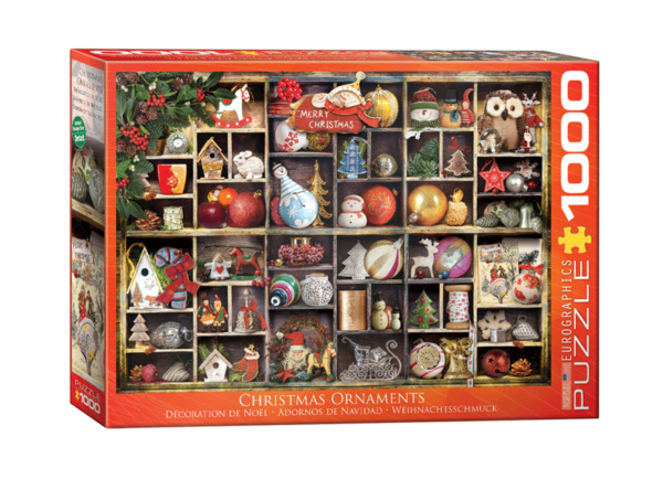 puzzle rompecabezas eurographics 1000 piezas adornos de navidad christmas ornaments