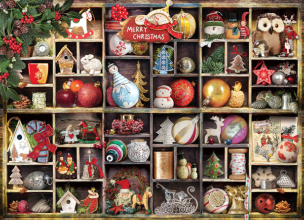 puzzle rompecabezas eurographics 1000 piezas adornos de navidad christmas ornaments