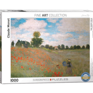 claude monet campo de amapolas puzzle rompecabezas eurographics 1000 piezas