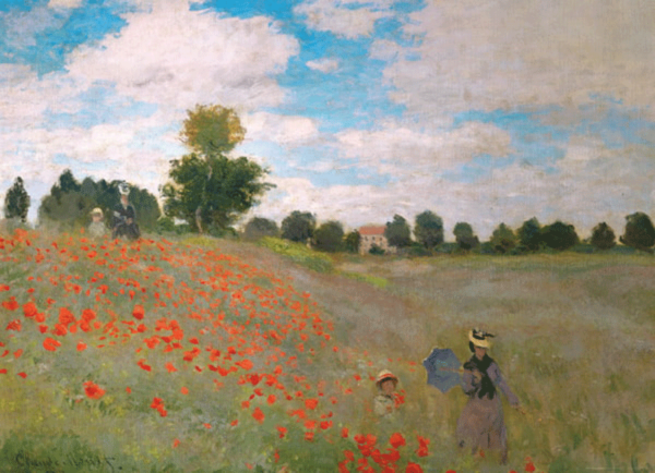 claude monet campo de amapolas puzzle rompecabezas eurographics 1000 piezas