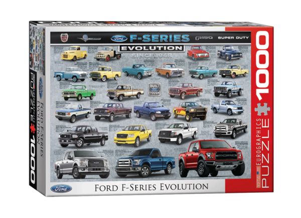 puzzle rompecabezas eurographics 1000 piezas ford f-series evolution camionetas