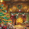 puzzle rompecabezas eurographics 1000 piezas dominic davinson festive lans labradores festivos navidad christmas