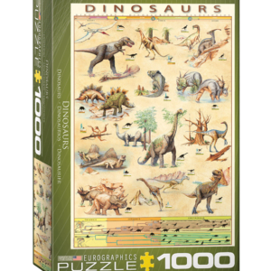 puzzle rompecabezas eurographics 1000 piezas dinosaurios