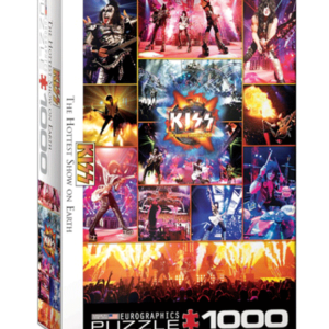 Kiss The Hottest Show On Earth puzzle rompecabezas eurographics 1000 piezas