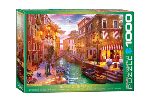 atardecer en venecia italia puzzle rompecabezas eurographics 1000 piezas