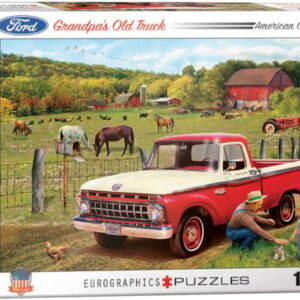 camioneta ford f 100 puzzle rompecabezas eurographics 1000 piezas