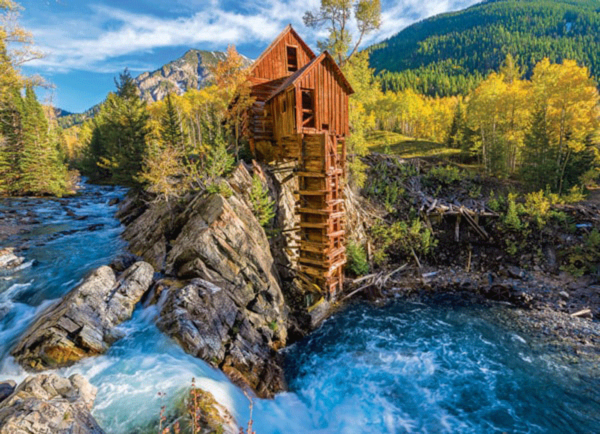 crystal mill colorado estados unidos puzzle rompecabezas eurographics 1000 piezas