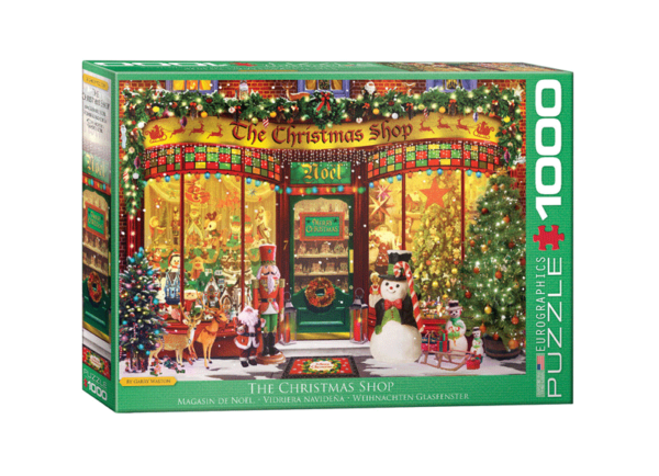 puzzle rompecabezas eurographics 1000 piezas the christmas shop tienda de navidad cascanueces frosty