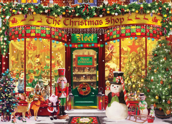 puzzle rompecabezas eurographics 1000 piezas the christmas shop tienda de navidad cascanueces frosty